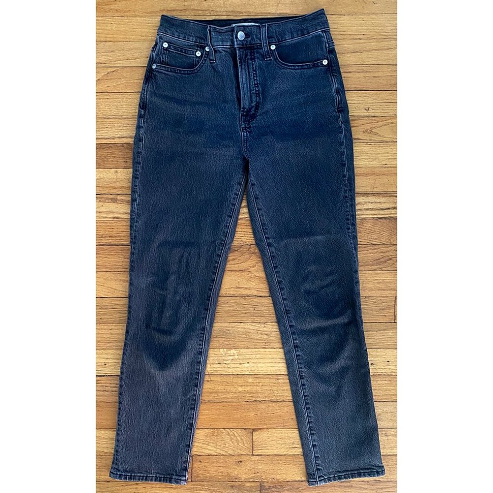 Madewell Black Wash High-Rise Skinny Jeans 👖✨ - 25